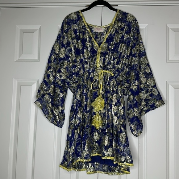 Miss June Paris Pool Dress in Cobalt Blue OS - Picture 5 of 13